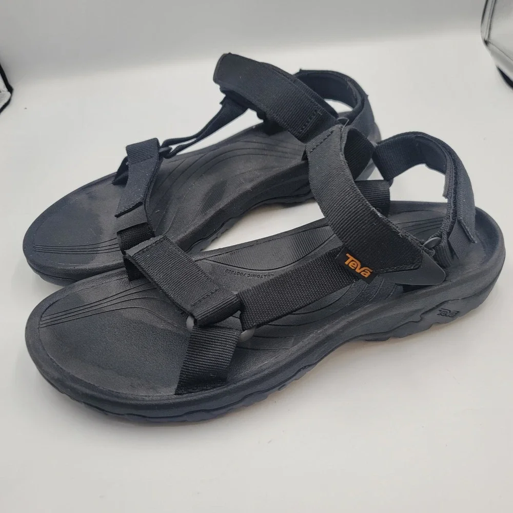 Teva Hurricane XLT2 Mens Black Outdoor Hiking Sandals Size 11 1019234
